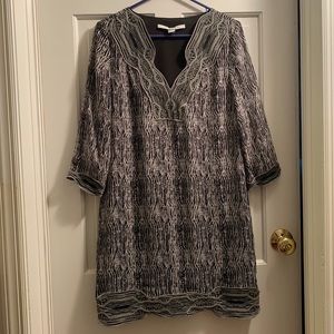 Diane Von Furstenberg three quarter sleeve tunic